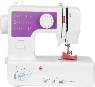 Mini huishoudelijke naaimachine, paars