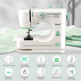 Mini huishoudnaaimachine