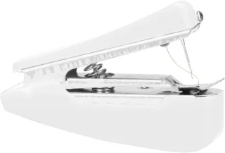 Mini naaimachine, 11 cm, wit