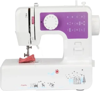 Mini naaimachine 29.5 cm paars