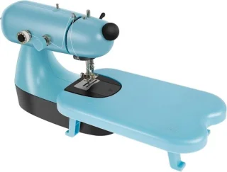 Mini naaimachine blauw