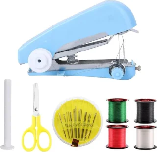 Mini naaimachine blauw