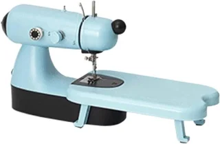Mini naaimachine blauw