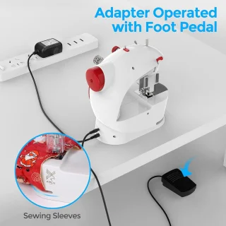 Mini Naaimachine Compact Beginnersmodel met Accessoires