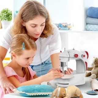Mini Naaimachine Compact Beginnersmodel met Accessoires