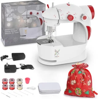 Mini Naaimachine Compact Beginnersmodel met Accessoires