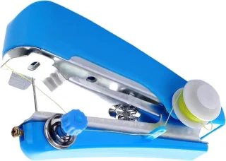 Mini naaimachine handnaaimachine reisnaaimachine - blauw