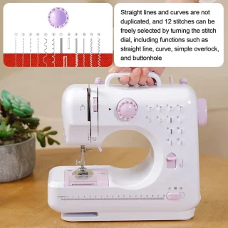 Mini naaimachine multifunctioneel EU 220V