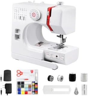 Mini naaimachine rood