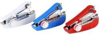 Mini naaimachine set - handnaaimachine draagbaar - 3 stuks - diverse kleuren
