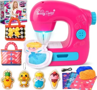 Mini-naaimachine voor kinderen van 7 tot 12 jaar