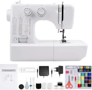 Mini naaimachine wit
