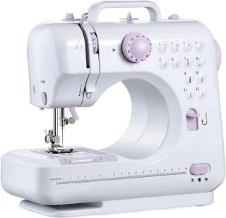 Mini naaimachine wit