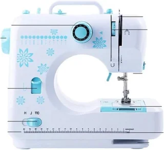 Mini naaimachine wit