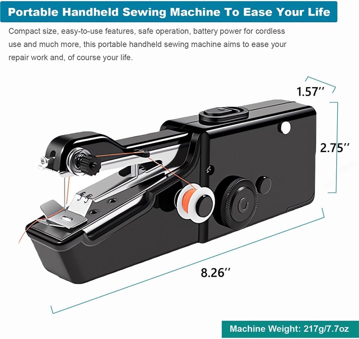 MKSS® Mini Elektrische Handnaaimachine