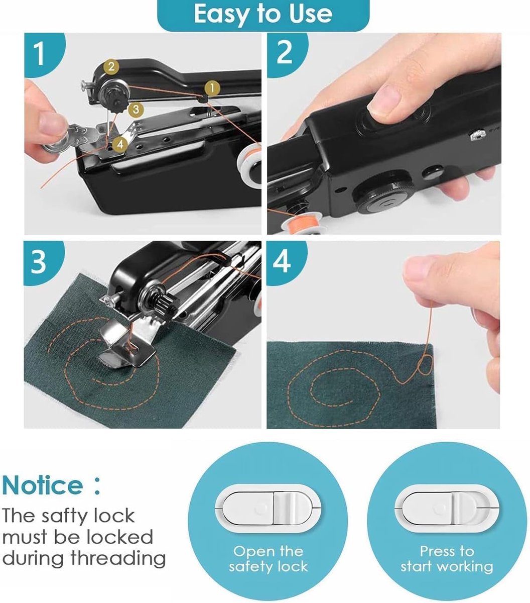 MKSS® Mini Elektrische Handnaaimachine