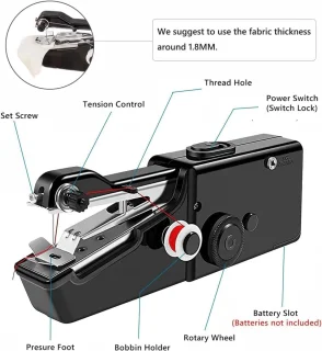 MKSS® Mini Elektrische Handnaaimachine