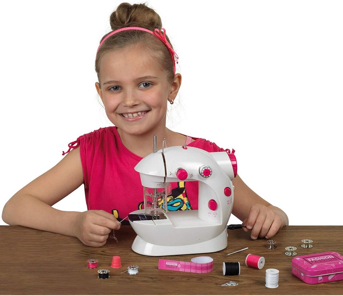 MKSS® Naaimachine Kinderen Wit Roze