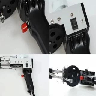 MKSS Premium Tufting Gun Borduur- en Naaimachine Zwart