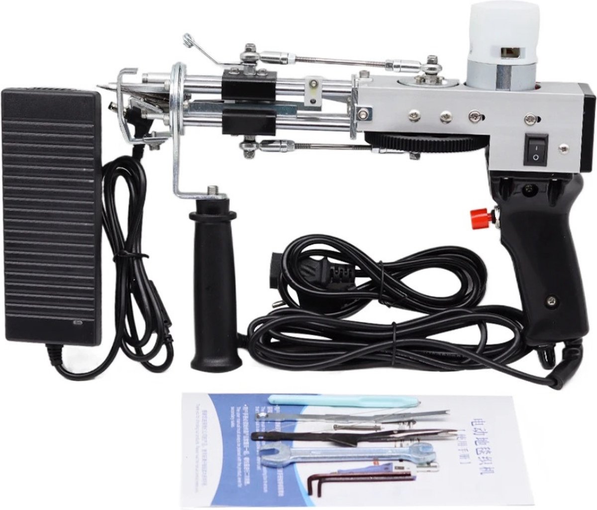 MKSS Premium Tufting Gun Borduur- en Naaimachine Zwart