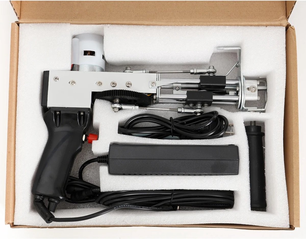 MKSS Premium Tufting Gun Borduur- en Naaimachine Zwart