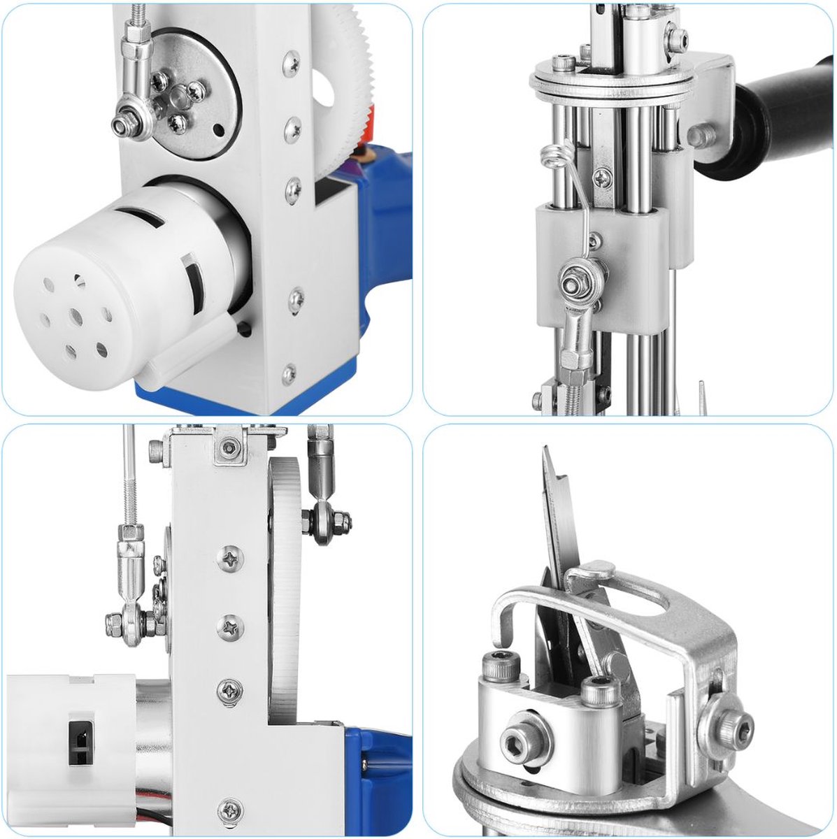 MKSS Tufting Gun Beginnerspakket Wit-Blauw