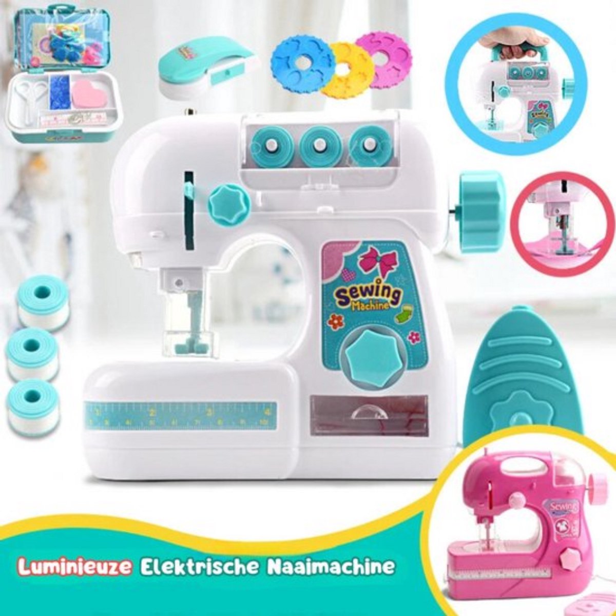MrGoods Kindernaaimachine Lichtpaars