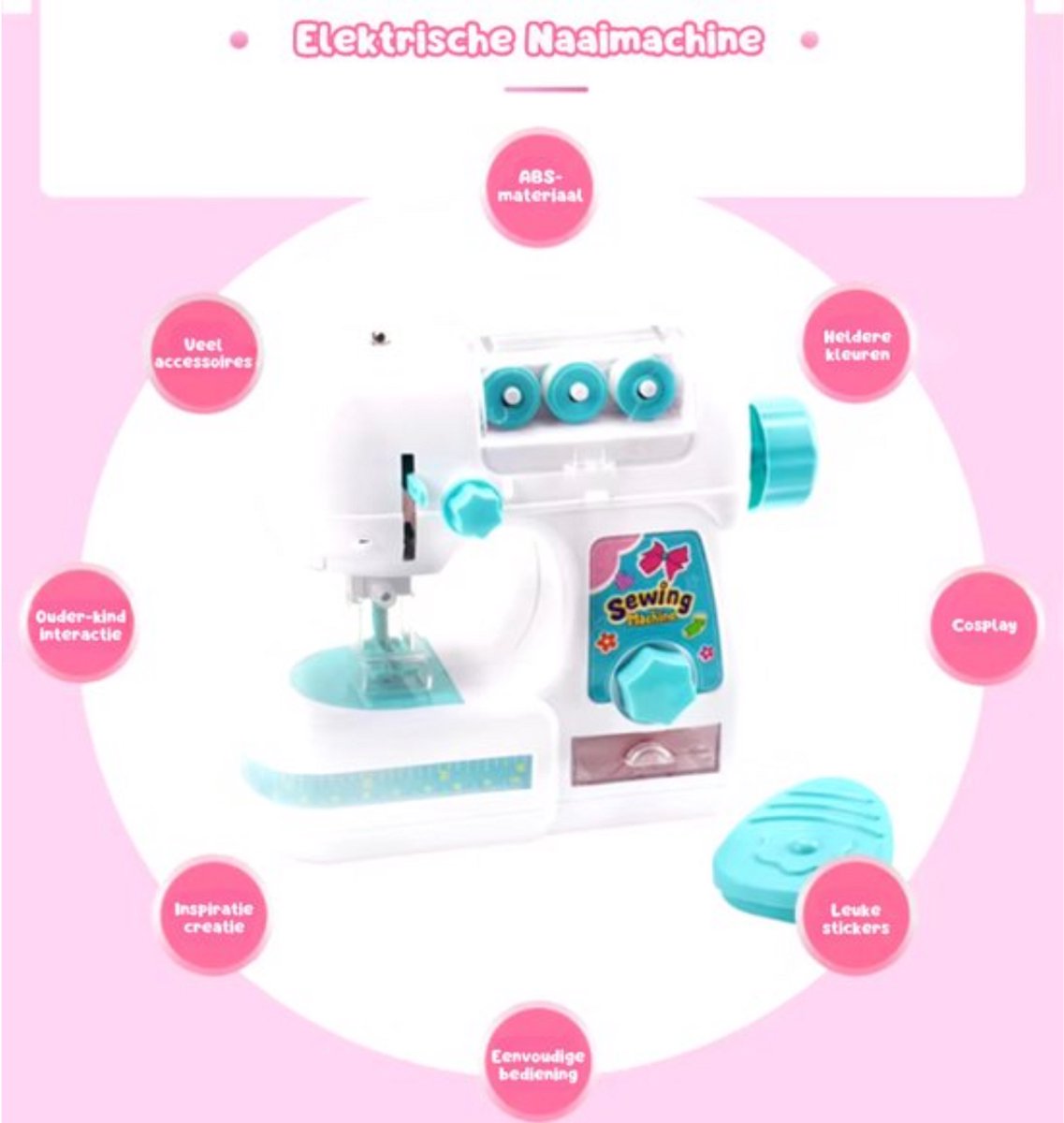 MrGoods Kindernaaimachine Lichtpaars