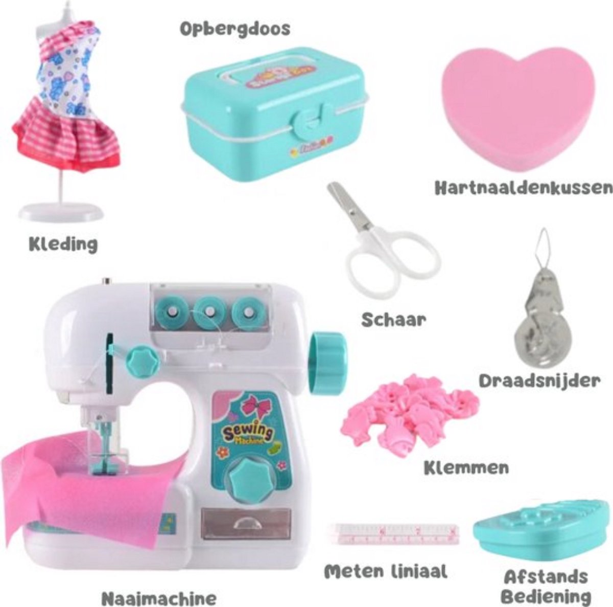 MrGoods Kindernaaimachine Lichtpaars