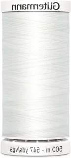 Naai- en borduurgaren van polyester, 500 m, lichtblauw