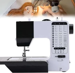 Naai- en borduurmachine heavy duty wit