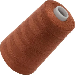 Naaidraad cone polyester - bruin curry licht