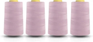 Naaigaren 100% polyester - 4 kegels (4×5000 m) - lila