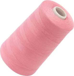 Naaigaren conus - polyester garen - roze lila