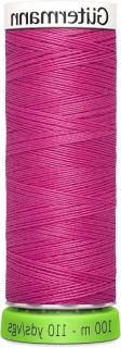 Naaigaren gerecycled polyester - naaimachine en handnaaien - 100 meter - roze