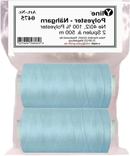 Naaigaren polyester 1000 m lichtblauw