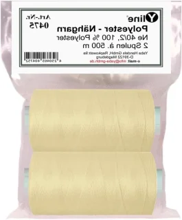 Naaigaren polyester, 1000 meter, beige