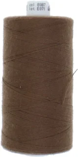 Naaigaren polyester - 1000 meter - chocoladebruin