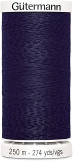 Naaigaren polyester 250m zwart