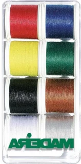Naaigaren polyester 8x100m veelkleurig