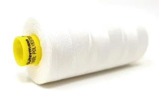 Naaigaren polyester allesnaaier 1000 meter wit