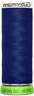 Naaigaren polyester allesnaaier blauw 100 meter