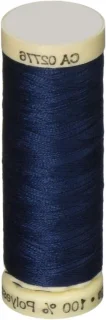 Naaigaren - polyester garen - 100 meter - marineblauw