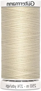 Naaigaren polyester garen 250 meter beige