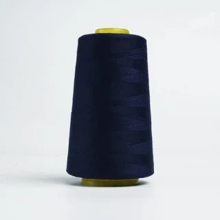 Naaigaren polyester naaimachinedraad 3000 meter donkerblauw