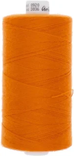 Naaigaren polyester naaimachinegaren 1000 meter oranje