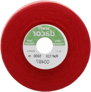 Naaigaren polyester op spoel rood
