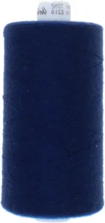 Naaigaren polyester rol diepdonkerblauw