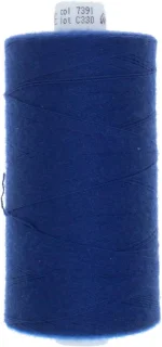 Naaigaren polyester universeel 1000 meter donkerblauw