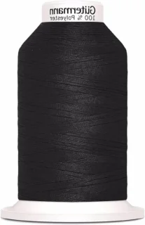 Naaigaren polyester universeel 1000 meter zwart